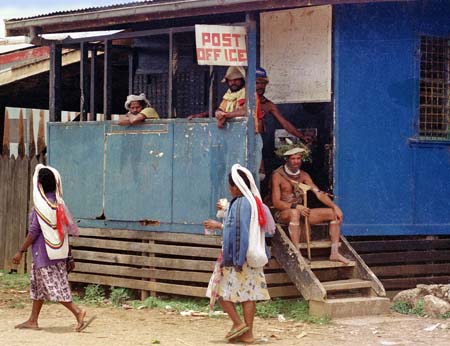 Post office in Papua New Guinea